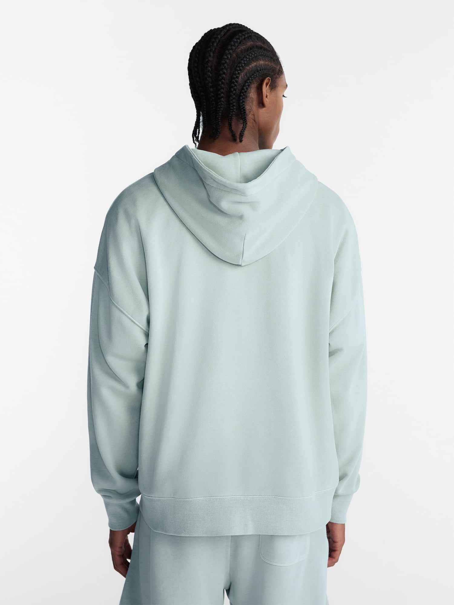 No Boundaries Oversized Hoodie with Long Sleeves, Men's XS-4XLT
