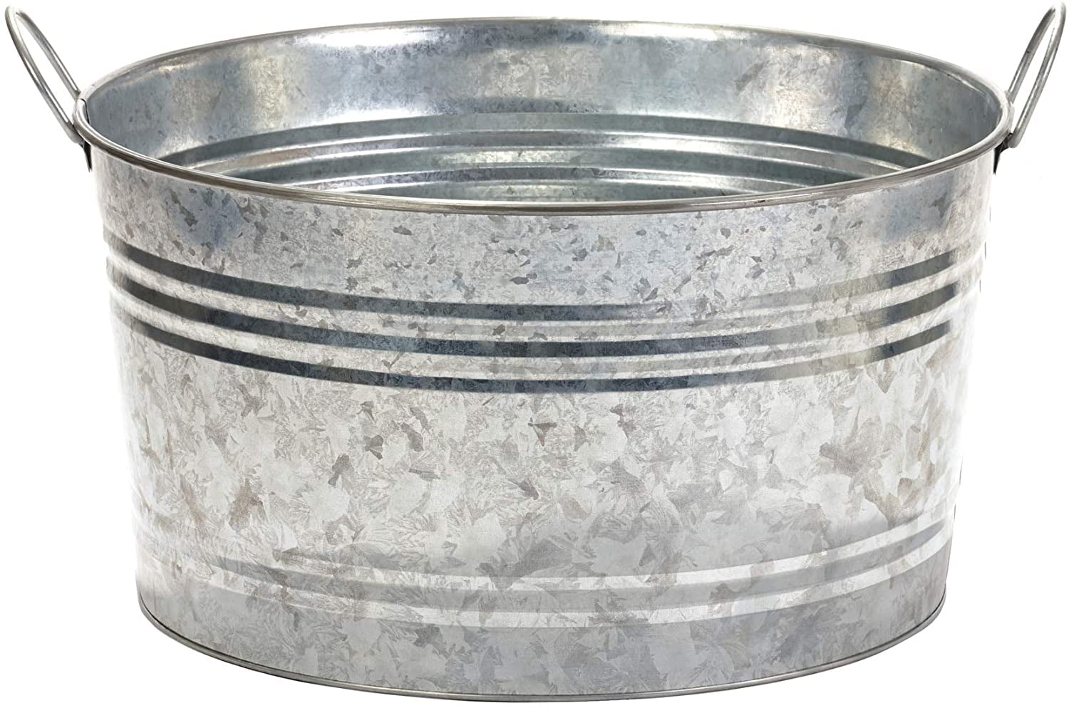 Little Giant Galvanized Round Tub (15 Gallon) Classic Utility Metal