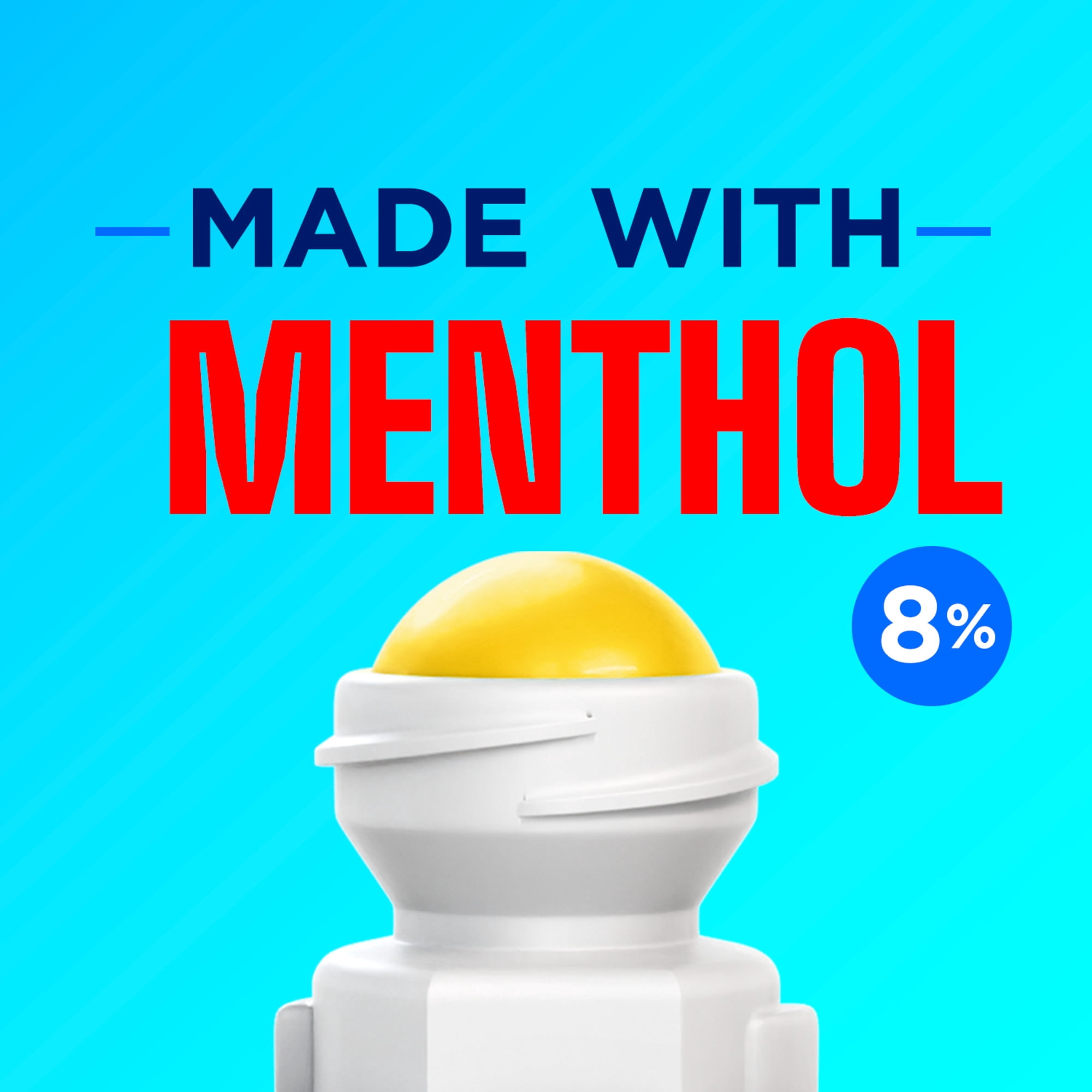 (2 pack) Icy Hot Original Pain Relief Revive & Recovery No-Mess Roll-On Applicator, Fast-Acting Pain Relief With 8% Menthol for Backaches, Joints, Muscle Strains and Arthritis, Tropical Rush, 2 oz