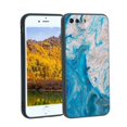 thumbnail image 1 of Compatible with iPhone 8 Plus Phone Case, Blue-Marble-70 Case Silicone Protective for Teen Girl Boy Case for iPhone 8 Plus, 1 of 1