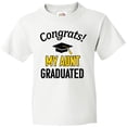 thumbnail image 3 of Inktastic Congrats My Aunt Graduated with Cap Youth T-Shirt, 3 of 5