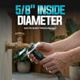 thumbnail image 7 of Aqua Joe FiberJacket Garden Hose, Lightweight, Kink-Resistant, 25' x 5/8" Diameter, 7 of 7
