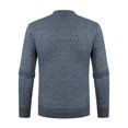 thumbnail image 3 of Vedolay Men's Pullover 2023 Long Sleeve Crewneck Cute Print Knitted Pullover Sweaters Grey,L, 3 of 3