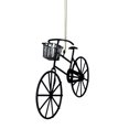 thumbnail image 2 of 6.25" Black and Silver Vintage Style Bicycle Christmas Ornament, 2 of 2