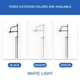 thumbnail image 2 of mmirethe Model Train Lamppost with Ladder Home Landscape Decorations LED Railway Light Miniature Single-Head Track Lamp Table Toys Black（Scale 1:160）, 2 of 8
