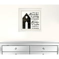 thumbnail image 2 of HomeRoots A Housee White Framed Print Wall Art, 2 of 3