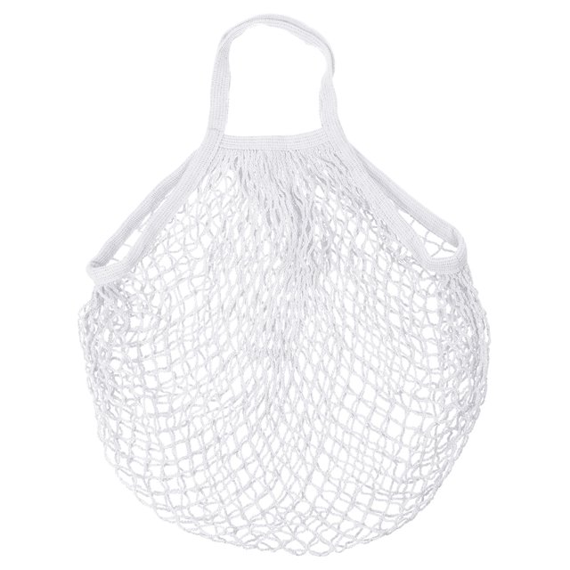 Bolsa de malla de algodón Unique Bargains 15x13.8 Reutilizable Lavable Blanco