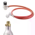 thumbnail image 4 of Mini Co2 Regulator 4ft Gas Line & Ball Lock Fittings Tr21*4 Inlet Soda Water Homebrew Beer Dispense Carbonation Kegging Parts, 4 of 5