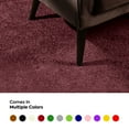 thumbnail image 6 of Furnish My Place DC Custom Rug - 6 ft. x 6 ft., Square, Cranberry, Indoor Rug for Bedrooms, Hallways, Living Rooms, 6 of 12