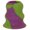 Purple/Neon Green, variant on Grip-N-Rip II Softball Bat Taper