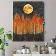 thumbnail image 4 of Gustav Klimt Forest & Moon Canvas Print, Famous Modern Art Poster, Stylish Home Wall Decor, 4 of 8