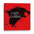 thumbnail image 1 of Cuadro decorativo - Cats are Coming, Roge I. Luis 25x25 Canvas Lab Ilustraciones,, 1 of 2
