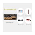 thumbnail image 4 of Placa amplificadora estéreo digital Bluetooth Subwoofer Micrófono dual Karaoke Amplificadores de coche Altavoz E GoldBlack ,GoldBlack, 4 of 5