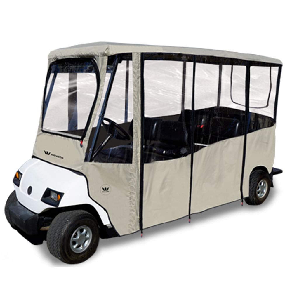 Eevelle Greenline Drivable 6 Passenger Golf Cart Enclosure Club Car