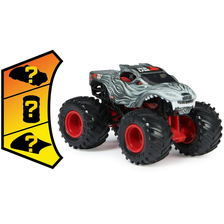 Monster Jam Wolf's Head 1:64 Scale Die-Cast Monster Truck Toy with