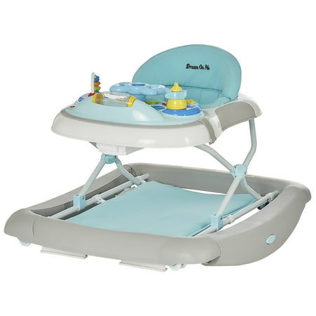 Dream On Me 2 in 1 Crossover Musical Walker and Rocker in Gray