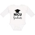 thumbnail image 3 of Inktastic Nicu Graduate-graduation Hat Boys or Girls Long Sleeve Baby Bodysuit, 3 of 5