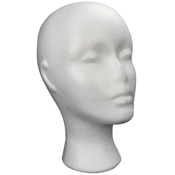 USHOBE Maniquí De Espuma Para Pelucas Soporte Duradero Para Exhibición De Sombreros Y Accesorios