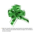 thumbnail image 4 of 12pcs 9" Extra Large Pull Bow Metallic Gift Wrapping Bows Ribbon Organza Green for Wedding Baskets Presents, 4 of 6