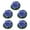 Blue, variant on 5Pcs 17cm Large Artificial Floating Foam Flower Realistic Water Lilies Pond Plant for Water Garden Decoration