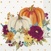 Pioneer Woman Pumpkin Dot Thanksgiving Paper Dinner Napkins, 8in, 20ct