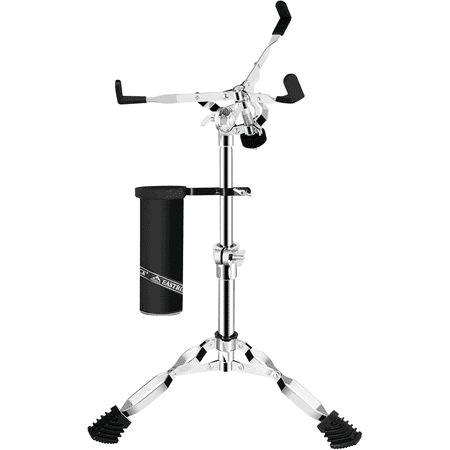 EASTROCK Snare Drum Stand Adjustable with Double Bracket Drum Stand Suitable for Snare Drum Base with Diameter 10-14 inches Height 14-23.6 inches