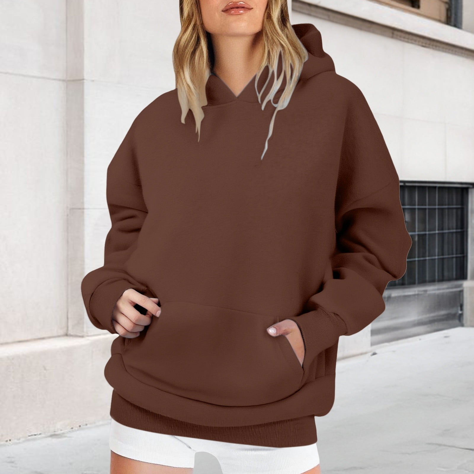 Joyfy Wearable Blanket Hoodie,Oversized Hoodie Fleece Sweatshirt