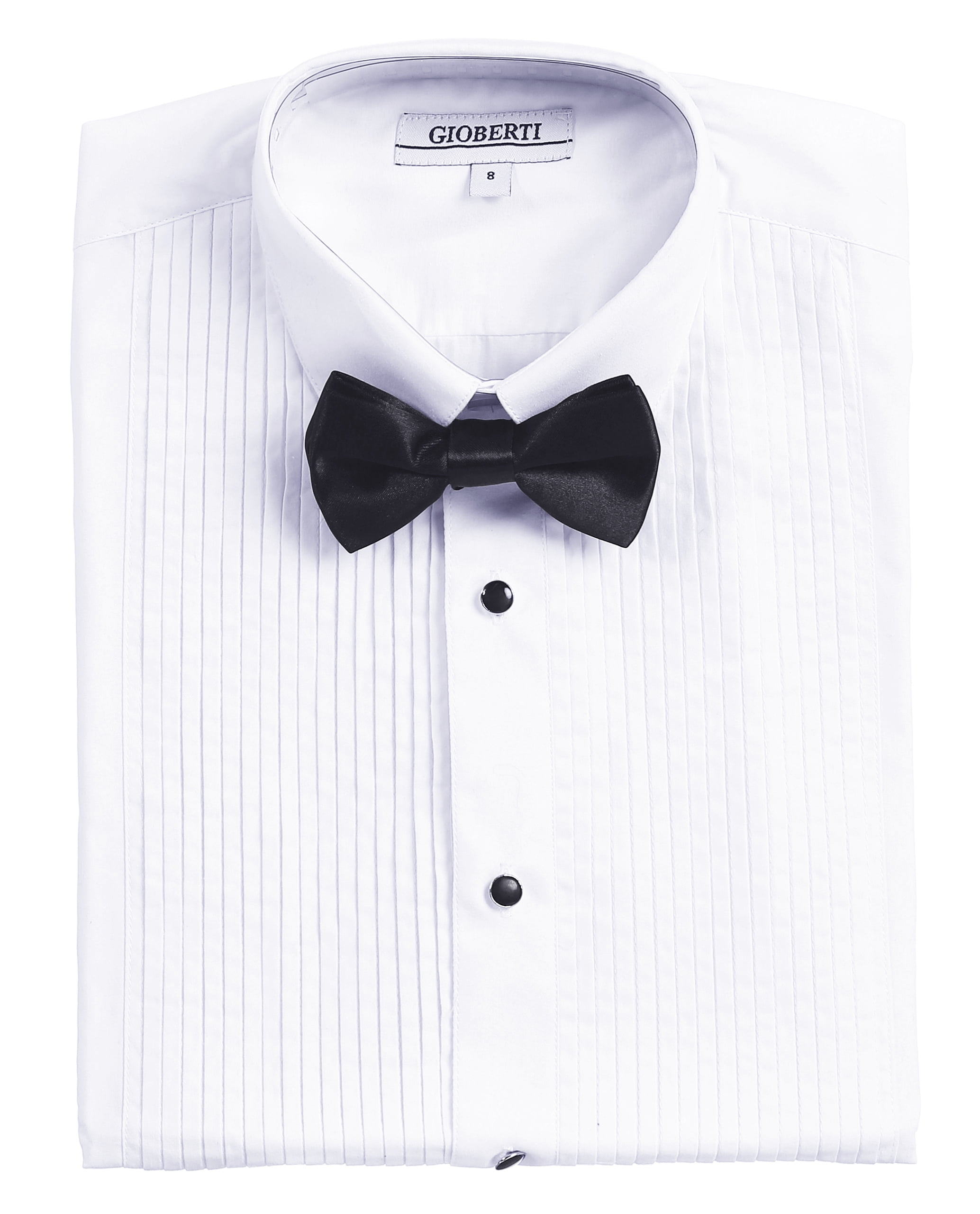 white tie shirt studs
