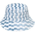 thumbnail image 3 of CoCopeaunts Bucket Hat for Men Casual Trend Mixed Color Plaid Fishing Cap Plush Basin Cap Women Autumn Winter Warm Cold Proof, 3 of 8