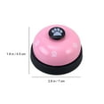 thumbnail image 2 of Milisten 1Set Dog Training Bells Pink and Black Metal Plastic Potty Training Communication Device for House Training, 2 of 8