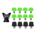 thumbnail image 1 of Pieles de zapatos de zapatos de fútbol de 12 piezas Caballeros de rugby M6 Spikes de zapatillas de fútbol para zapatillas de fútbol para zapatillas de Verde 8 mm negro 11 mm, 1 of 8
