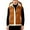 Khaki, variant on Zedker Men's Hooded Puffer Jacket Vest Winter Warm Sleeveless Jacket Zipper Quilted Puffy Vests with Pockets Beige L