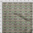 thumbnail image 4 of oneOone Polyester Spandex Light Green Fabric African Diy Clothing Quilting Fabric Print Fabric By Yard 56 Inch Wide, 4 of 4