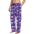 thumbnail image 6 of Sikiie Skull rainbow color Mens Pajama Pants Sleep & Lounge Pants, PJ Bottoms With elastic waistb and Pockets X-Large, 6 of 6