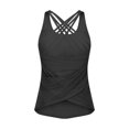 thumbnail image 1 of Blusa deportiva con tirantes cruzados estilo europeo y americano, bonita espalda, prenda exterior de dos piezas, traje de fitness para correr y yoga que combina con todo, 1 of 6