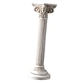 thumbnail image 3 of Estatua de pilar romano, estatua, columna, candelabro de pilar romano, figura de estatuilla Blanco, 3 of 6