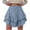 Dark Blue, variant on COMVALUE Flowy Skorts for Women Ruffle Tiered Skorts High Waist Mini Skirts Tennis Golf Crochet Casual Shorts (Sky Blue, XXL)
