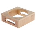 thumbnail image 3 of Extraíble Alimentación de Agua Accesorios de Domesticos Fácil de utilizar Elegante - Acero Inoxidable Individual Colco Pet Cat Dish Table, 3 of 8