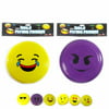 2 Ultimate Emoji Frisbee Flying Disc Garden Beach Outdoor Play Toys Sports Fun