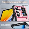 thumbnail image 4 of Military Grade Shockproof Case for Samsung Galaxy S24 Plus/25 Plus/26 Plus 5G, Built-in N52 Magnetic Ring, Slide Camera Lens Cover, Rugged Heavy Duty Protective Phone Case, 4 of 8