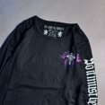 thumbnail image 4 of Camiseta de manga larga Y2K para hombre y mujer, sudadera de gran tamaño con estampado de letras góticas Retro, cuello redondo de algodón puro, Tops, novedad de otoño, 4 of 4