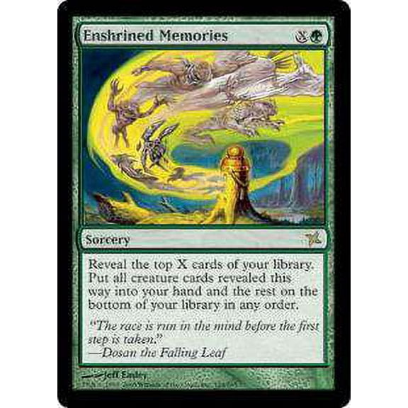 MtG Betrayers of Kamigawa Rare Enshrined Memories (Foil) #124