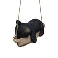 thumbnail image 3 of Hi-Line Gift Ltd. Suspended Cub Serenity: Striking Black Hanging Bear Polyresin Figurine, 3 of 6
