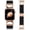 Black/Rose Gold, variant on Wearlizer Braided Nylon Watch Band Compatible with Apple Watch Bands 38/40/41/42/44/45/46/49mm Women C-Shaped Buckle Magnetic Clasp Adjustable Strap for Iwatch Series 11/10/9/8/7/6/5/4/3/SE/Ultra