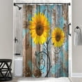 thumbnail image 2 of Brythos Shower Curtains,Farmhouse Flowers Shower Curtains for Bathroom,Fabric Shower Curtain,Style11,72"X78", 2 of 6