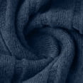 thumbnail image 7 of Sexlip Womens Contrast Trim Sweater V Neck Design Warm Fabric Relaxed Silhouette for Fall Outings Blue L, 7 of 7