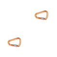 thumbnail image 1 of Wweixi 1/2/3 Mousqueton Résistant à l'Usure Technologie Avancée Grand Application Coloré Résistance aux Impacts Renforcée Pinces à Carabiner pour Extérieur Orange 2 Pcs, 1 of 6