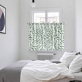 thumbnail image 3 of Green Ivy Leaves Kitchen Curtains Window Panels, Spring Plants Botanical Modern Country Insulated Window Treatment Curtain, Grommet Curtains for Bedroom/Living Room/Bathroom, 2 Piece 52"Wx72"L, 3 of 8