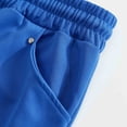thumbnail image 5 of Ohufall Men's Casual Pants Plus Size Comfy Relaxed Fit Elastic Waist Drawstring Trousers Fashion Solid Pocket Straight Leg Pants, 5 of 8