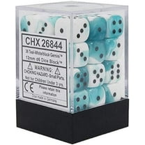 Chessex 26844 Gemini 12mm d6 Dice Block, Multicolor